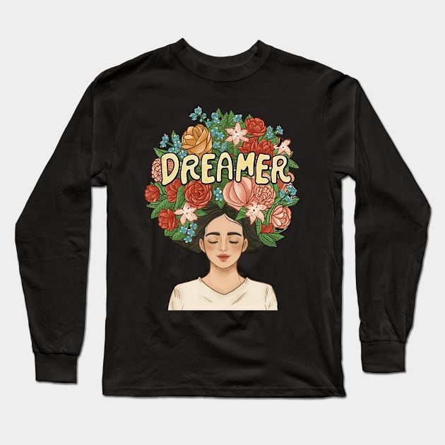 Dreamer Long Sleeve T-Shirt by NomiCrafts